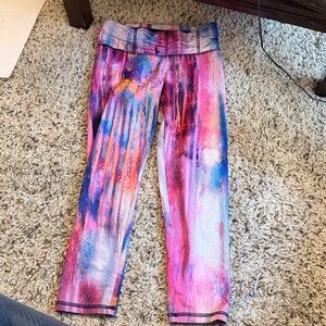 FLYWHEEL Medium Tie Dye Crop Leggings